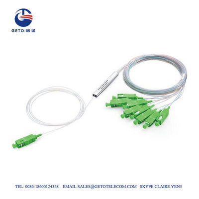 APC SM Sc μίνι τύπος 4 σωλήνων χάλυβα PLC θραυστών οπτικών ινών τρόπων 1x4