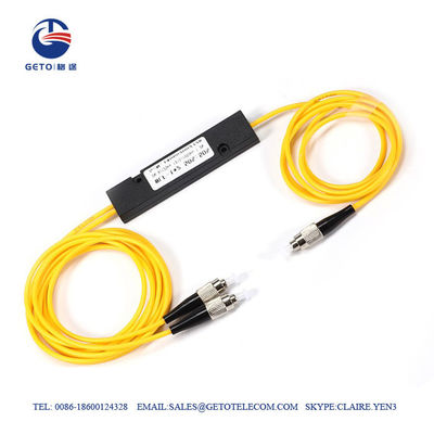 PLC θραυστών 1x2 οπτικών ινών τύπων FTTH FC UPC πλεξίδων