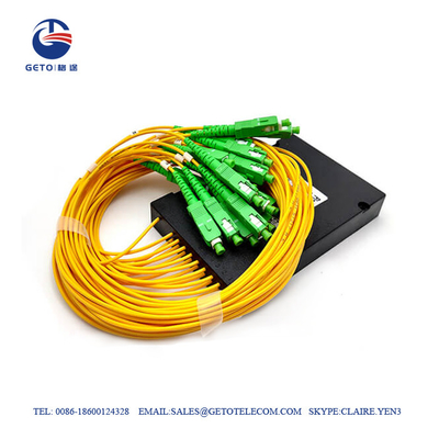 1×16 PLC κιβωτίων ABS Sc θραυστών οπτικών ινών 6 μήνες εξουσιοδότησης χρονικοί