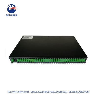 το ράφι θραυστών οπτικών ινών 1650nm 1×32 τοποθετεί το PLC